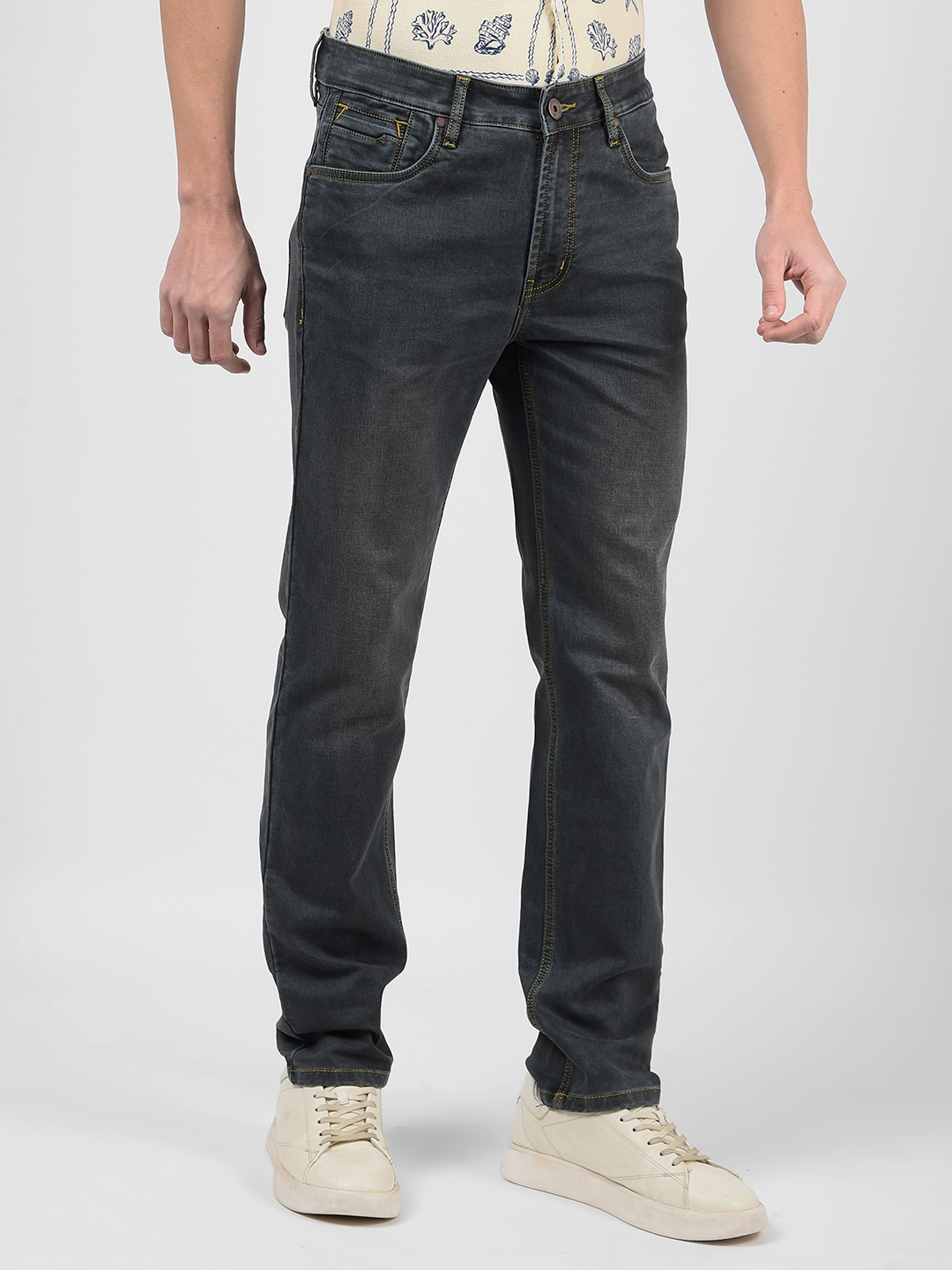 Numero Uno Men Solid Black Jeans